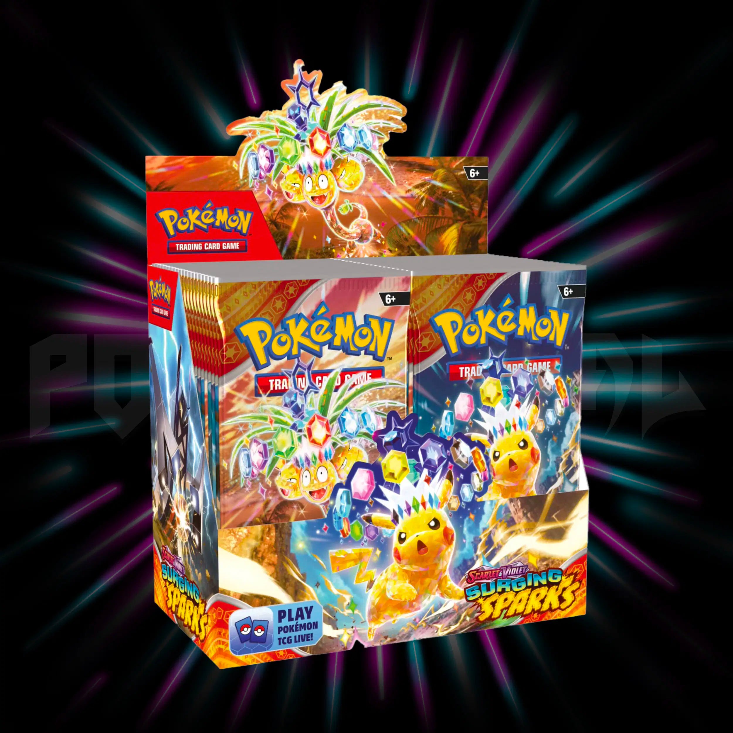 pokemon surging sparks booster box uk - Scarlet & Violet - - Color:Blue Glitter ARABIAN NIGHTS Archaludon ex and Latias The Ultimate Guide to