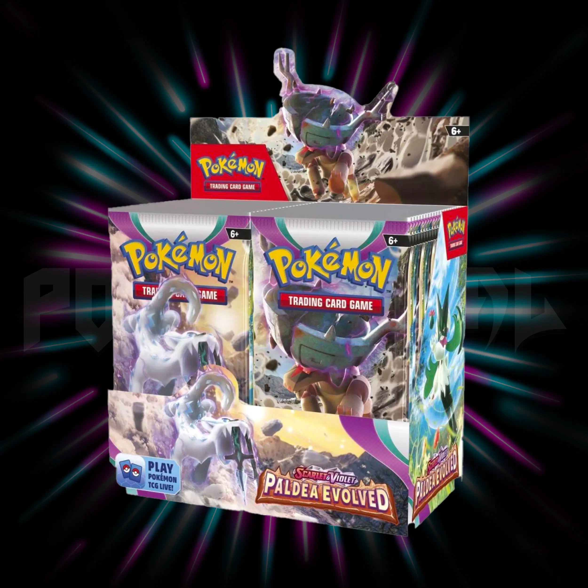 buy paldea evolved booster box Pokemon - Scarlet & Violet - - Set: Evolutions Igknight / Revolver (Gun Game Selection:Sovereign Of The Skies