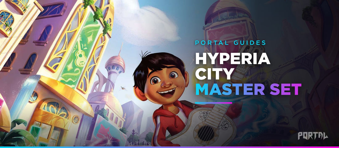 Portal Guides: Hyperia City master set guide, how many cards, the chase cards and the binder size