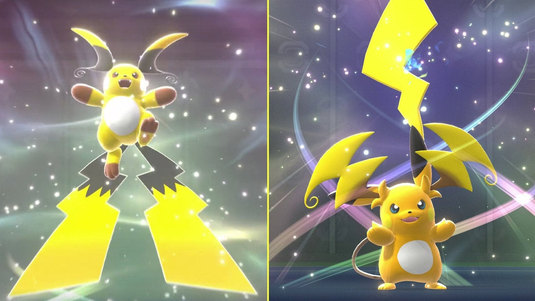 Mega Raichu X and Mega Raichu Y, the headliners of Japan's MEGA x MEGA Parade set