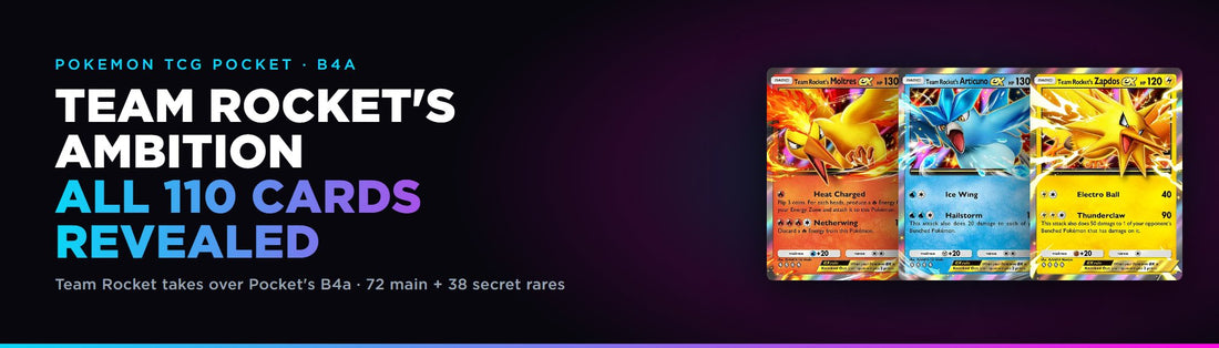 Team Rocket's Ambition, all 110 cards revealed for Pokemon TCG Pocket (B4a)