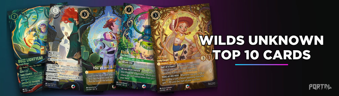 Wilds Unknown, the ten most valuable Disney Lorcana cards ranked, led by the Buzz Lightyear Iconic
