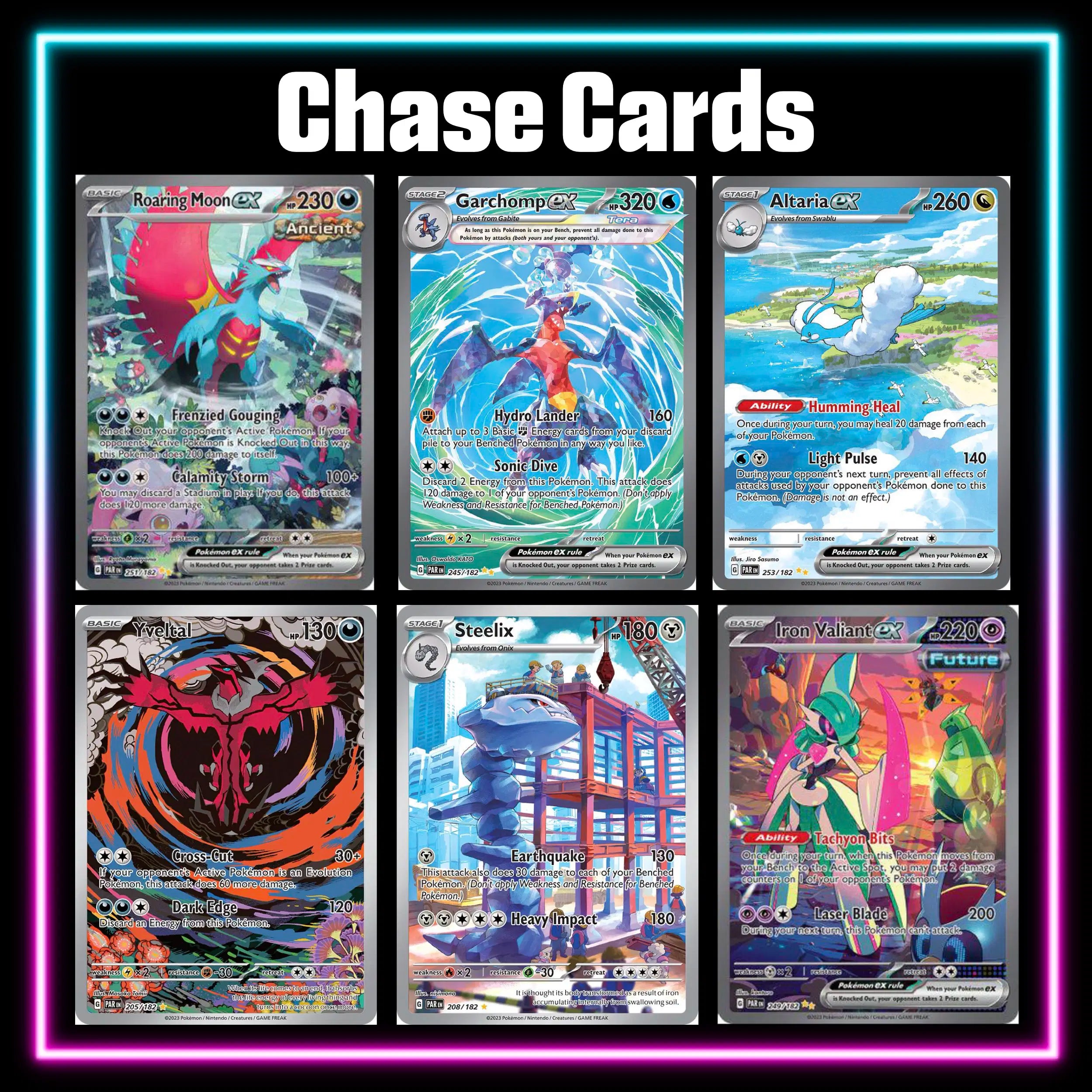 Pokemon Paradox Rift master set checklist vinyl sticker kit, sheet 5, Portal Customs