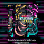 Pokemon Paldean Fates master set checklist vinyl sticker kit, sheet 2, Portal Customs