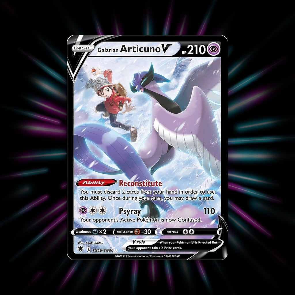 Galarian Articuno V TG16/TG30 Astral Radiance Pokemon card