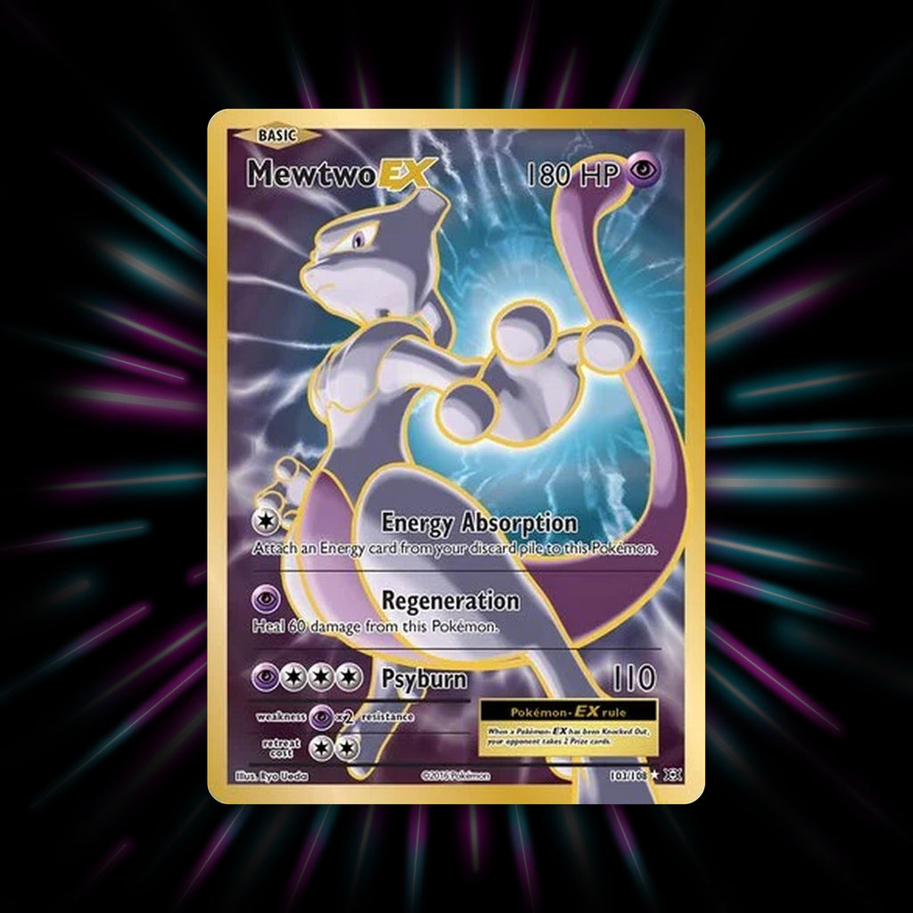 Mewtwo EX 103/108 Evolutions Pokemon card