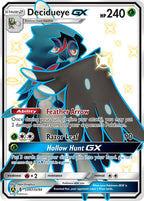 Decidueye GX SV47/SV94 Hidden Fates Pokemon card, official image