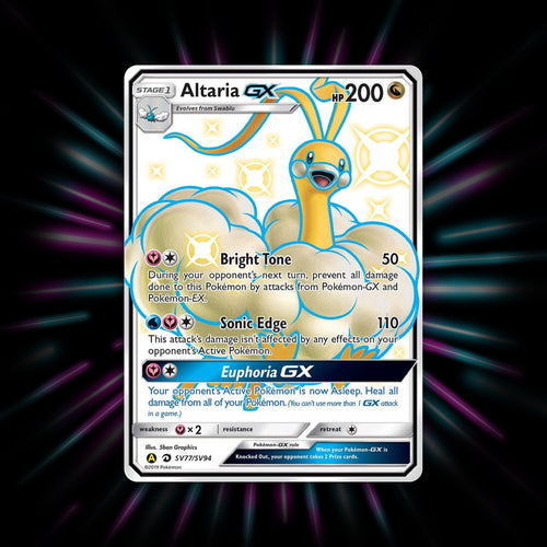 Altaria GX SV77/SV94 Hidden Fates Pokemon card