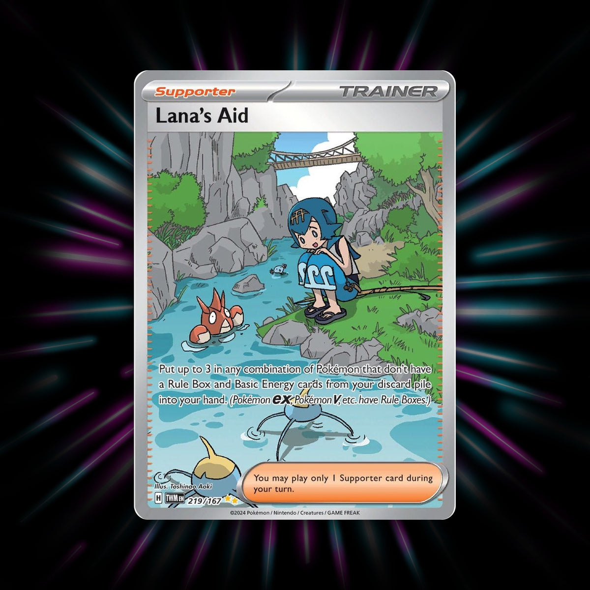 Lana's Aid 219/167 Twilight Masquerade Pokemon card