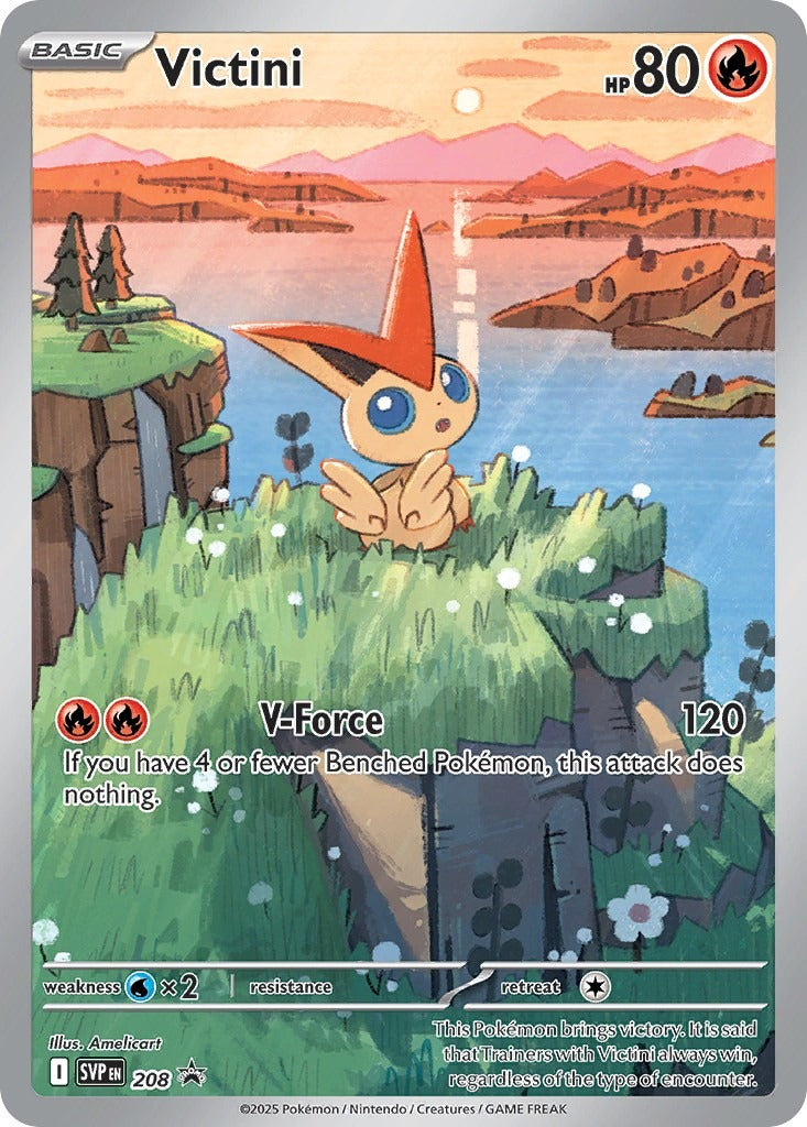 Victini SVP208 Scarlet & Violet Promos Pokemon card, official image