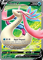 Milotic V 179/192 Rebel Clash Pokemon card, official image
