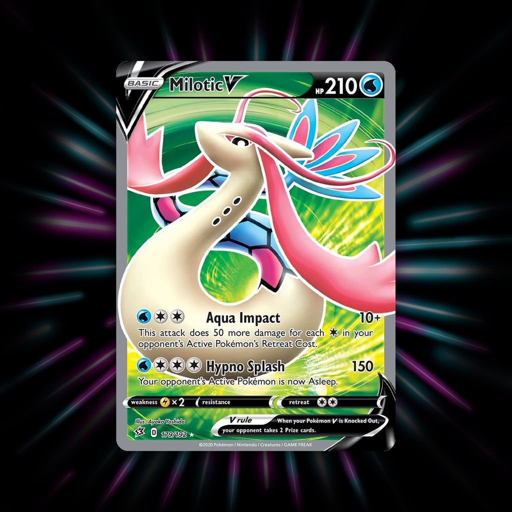 Milotic V 179/192 Rebel Clash Pokemon card