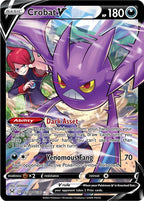 Crobat V TG20/TG30 Lost Origin Pokemon card, official image