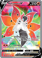 Volcarona V 170/203 Evolving Skies Pokemon card, official image