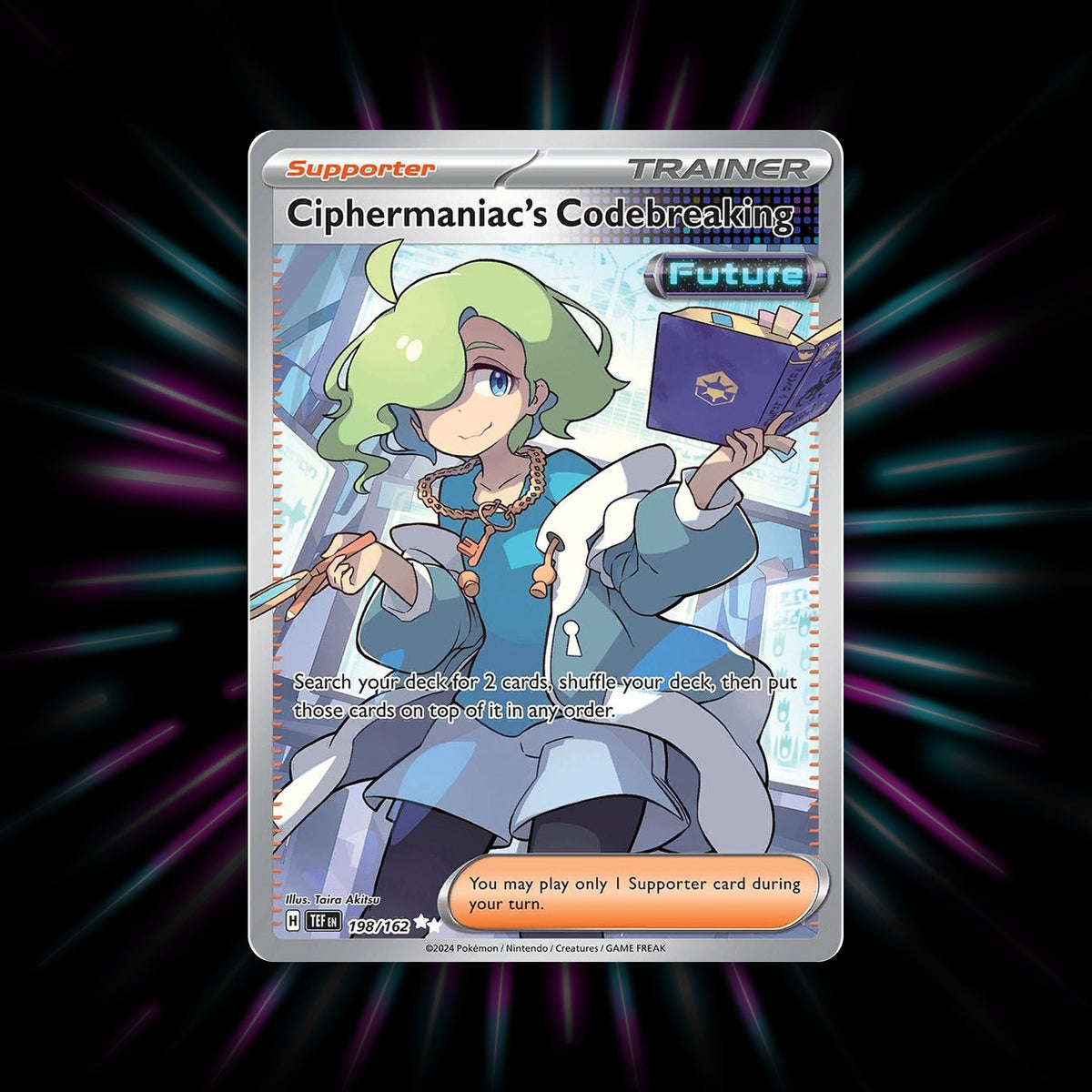 Ciphermaniac's Codebreaking 198/162 Temporal Forces Pokemon card