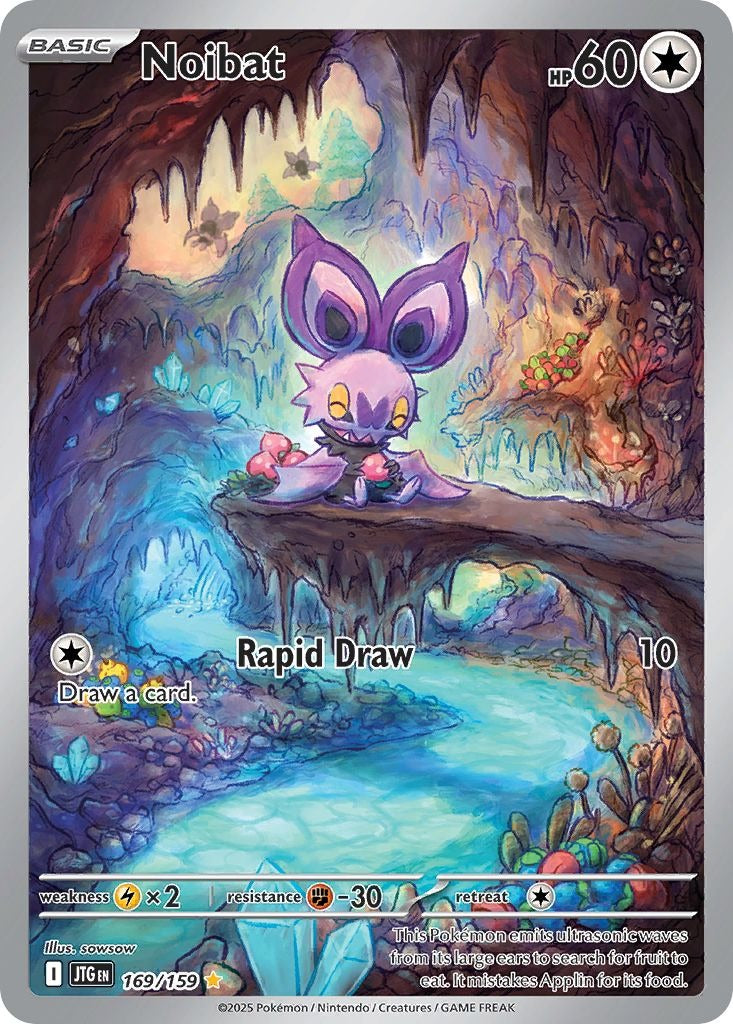 Noibat 169/159 Journey Together Pokemon card, official image