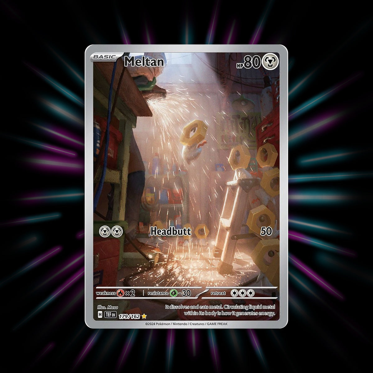 Meltan 179/162 Temporal Forces Pokemon card