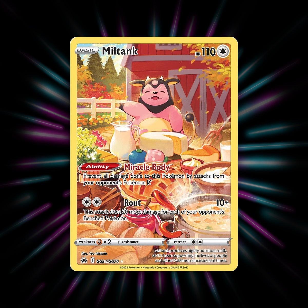 Miltank GG24/GG70 Crown Zenith Pokemon card