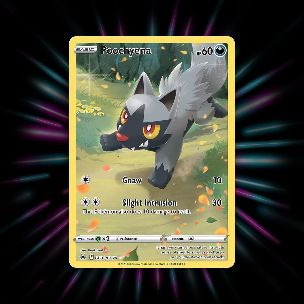 Poochyena GG33/GG70 Crown Zenith Pokemon card
