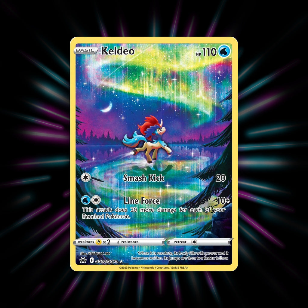 Keldeo GG07/GG70 Crown Zenith Pokemon card