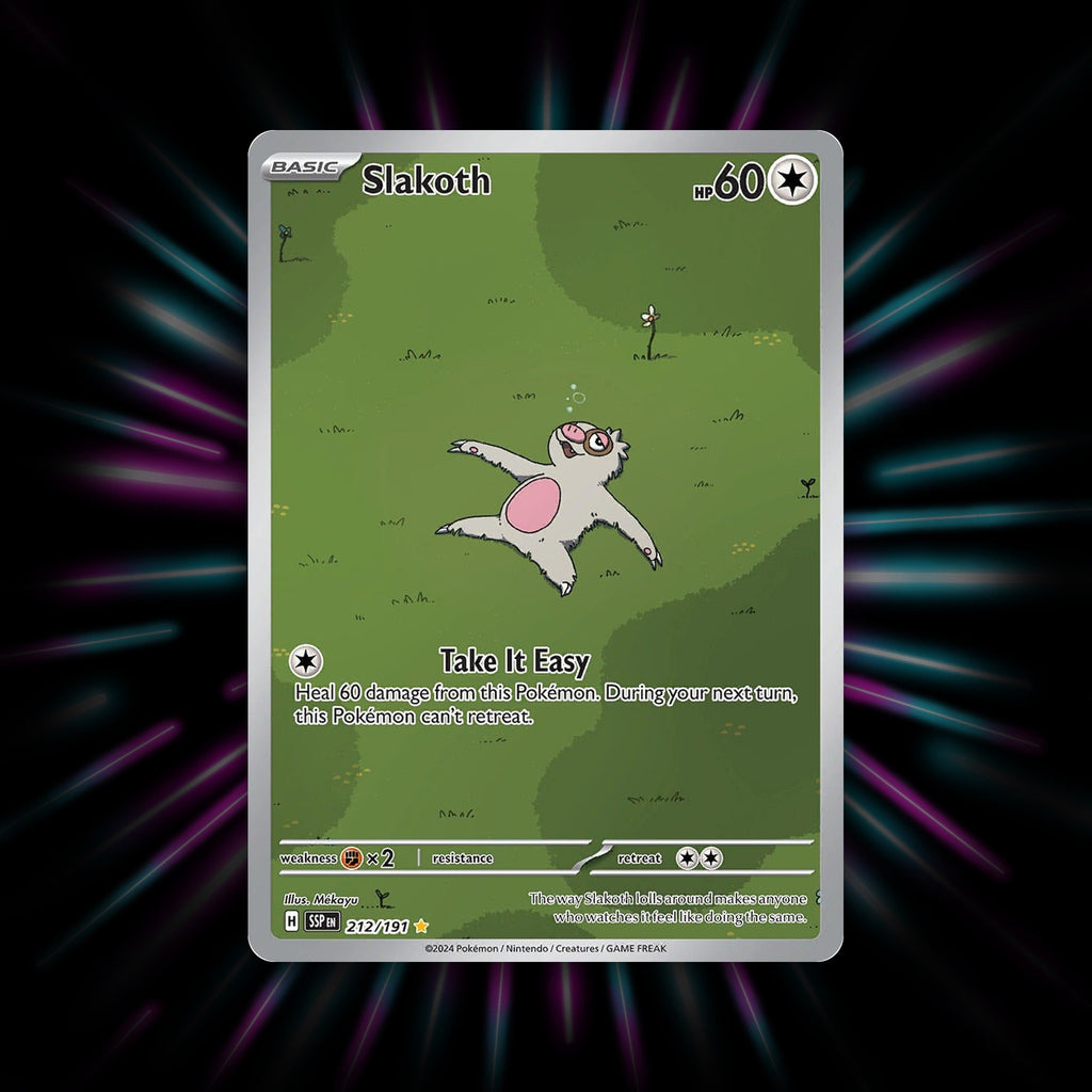 Slakoth 212/191 Surging Sparks Pokemon card