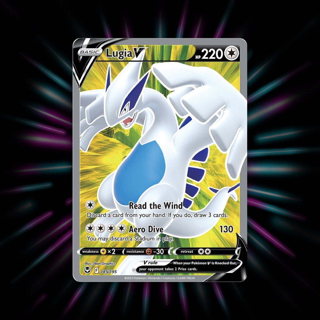 Lugia V 185/195 Silver Tempest Pokemon card
