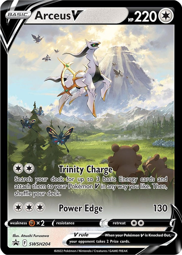Arceus V SWSH204 Sword & Shield Promos Pokemon card, official image