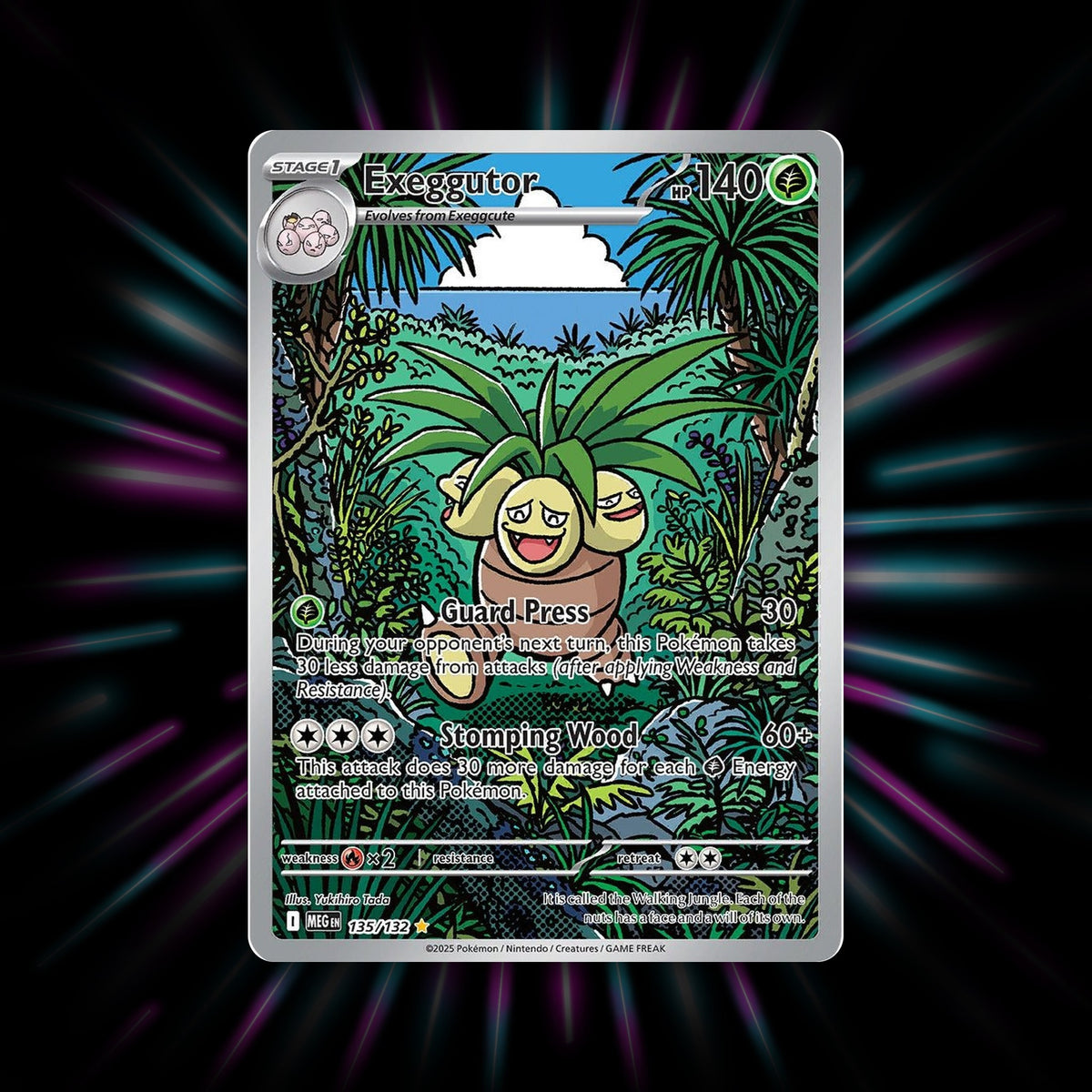 Exeggutor 135/132 Mega Evolution Pokemon card