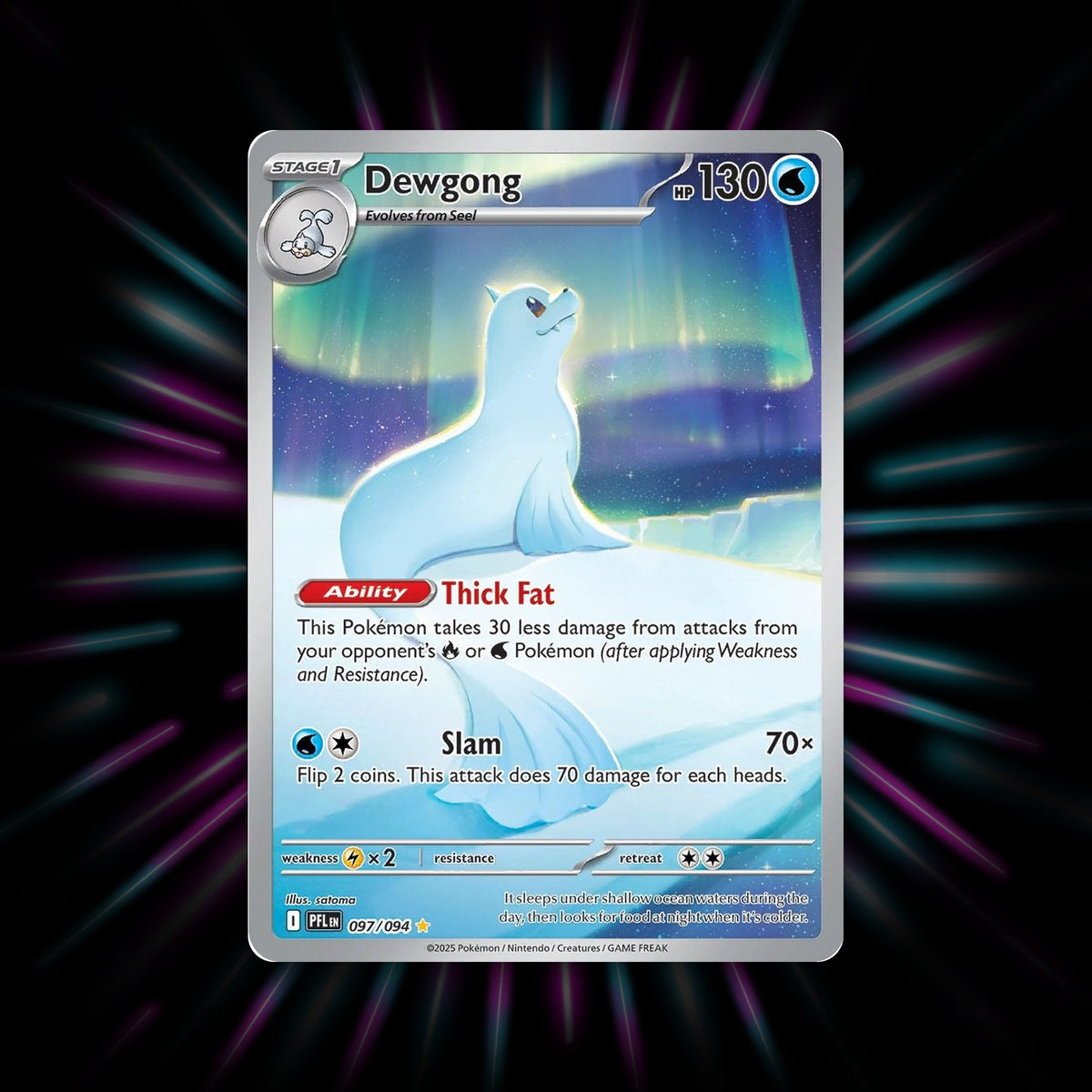 Dewgong 097/094 Phantasmal Flames Pokemon card