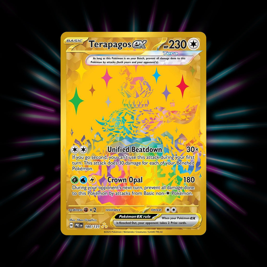 Terapagos ex 180/131 Prismatic Evolutions Pokemon card