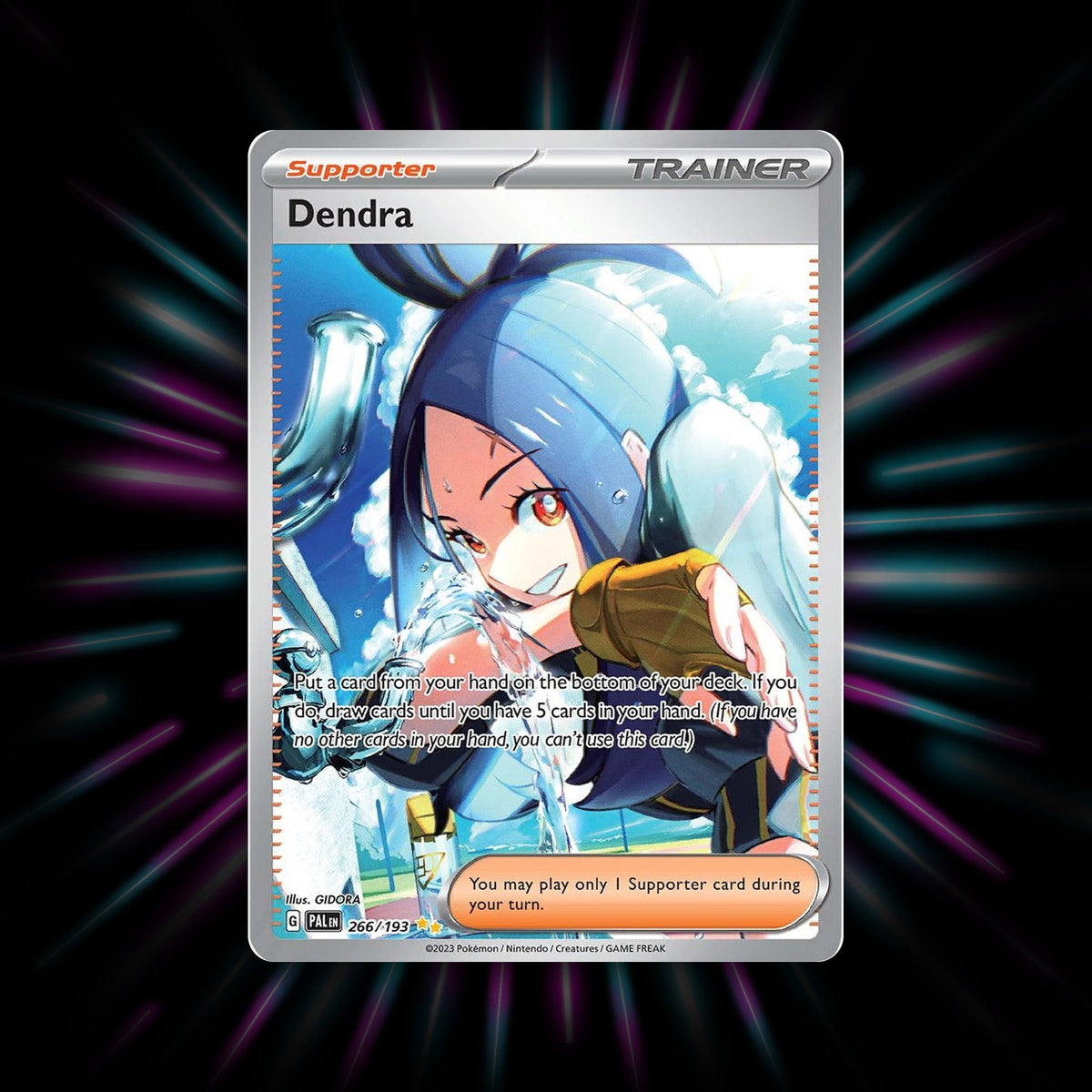 Dendra 266/193 Paldea Evolved Pokemon card