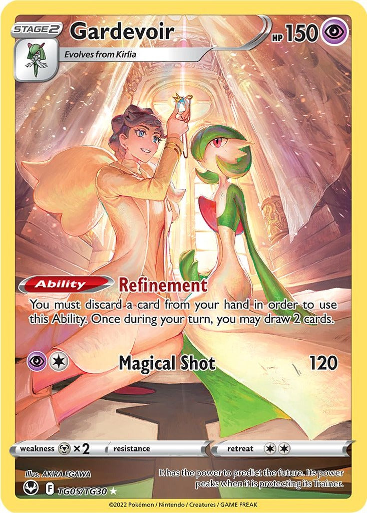 Gardevoir TG05/TG30 Silver Tempest Pokemon card, official image