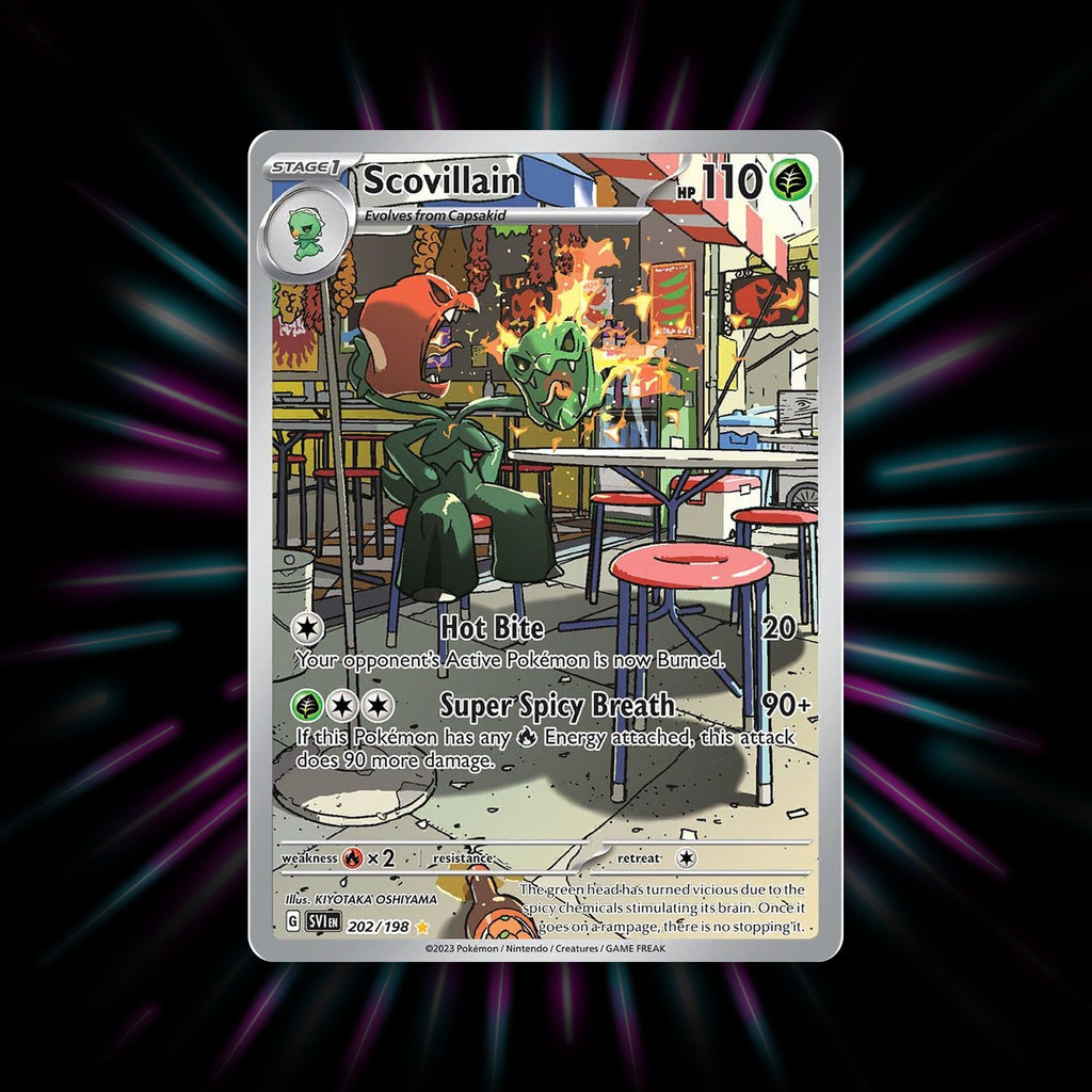Scovillain 202/198 Scarlet & Violet Pokemon card