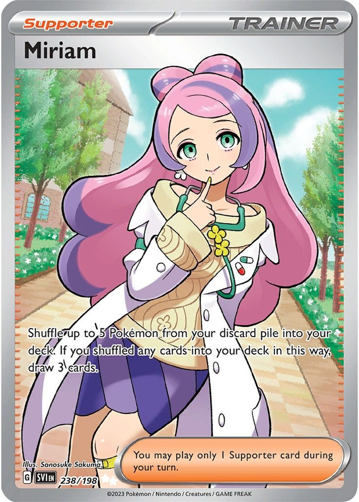Miriam 238/198 Scarlet & Violet Pokemon card, official image