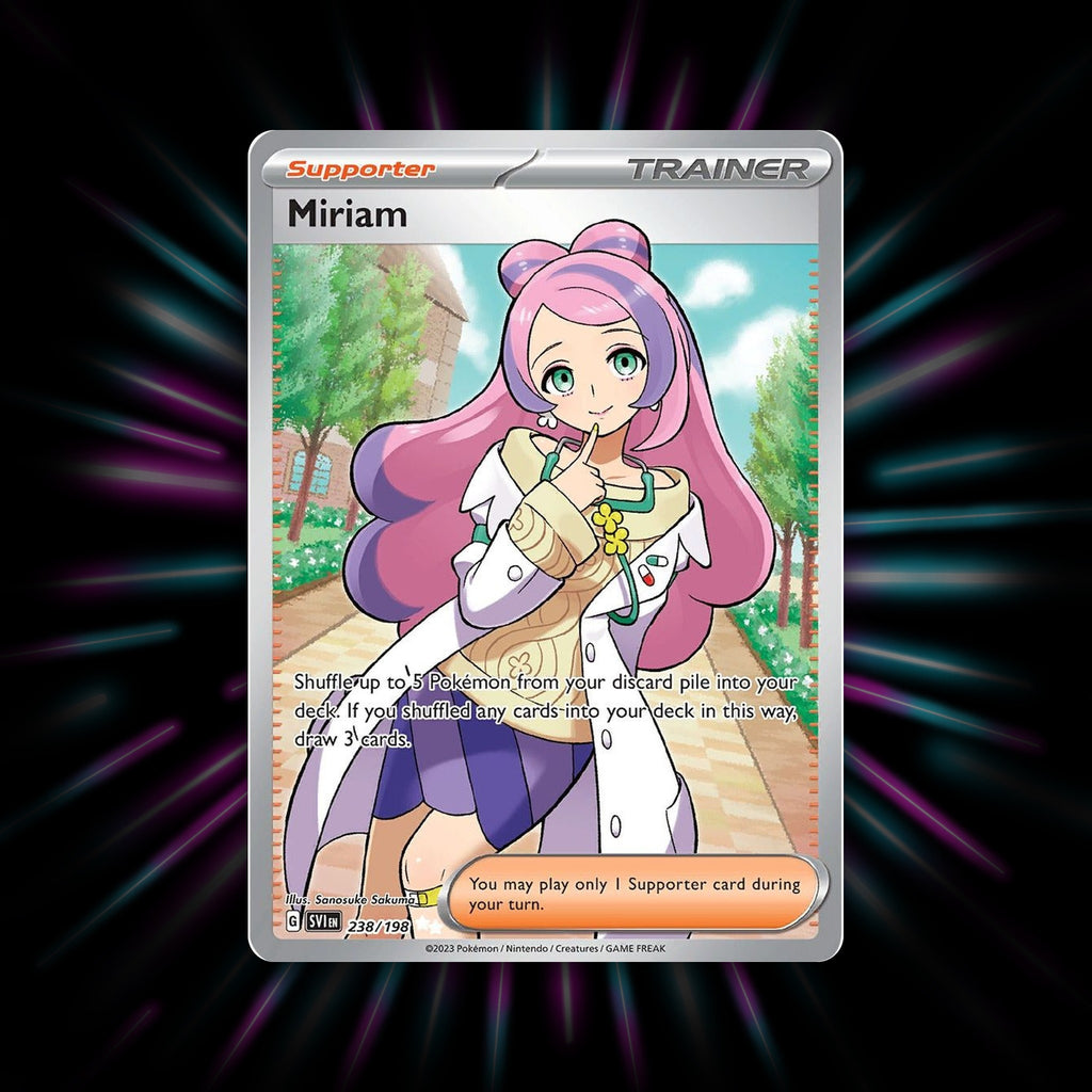 Miriam 238/198 Scarlet & Violet Pokemon card