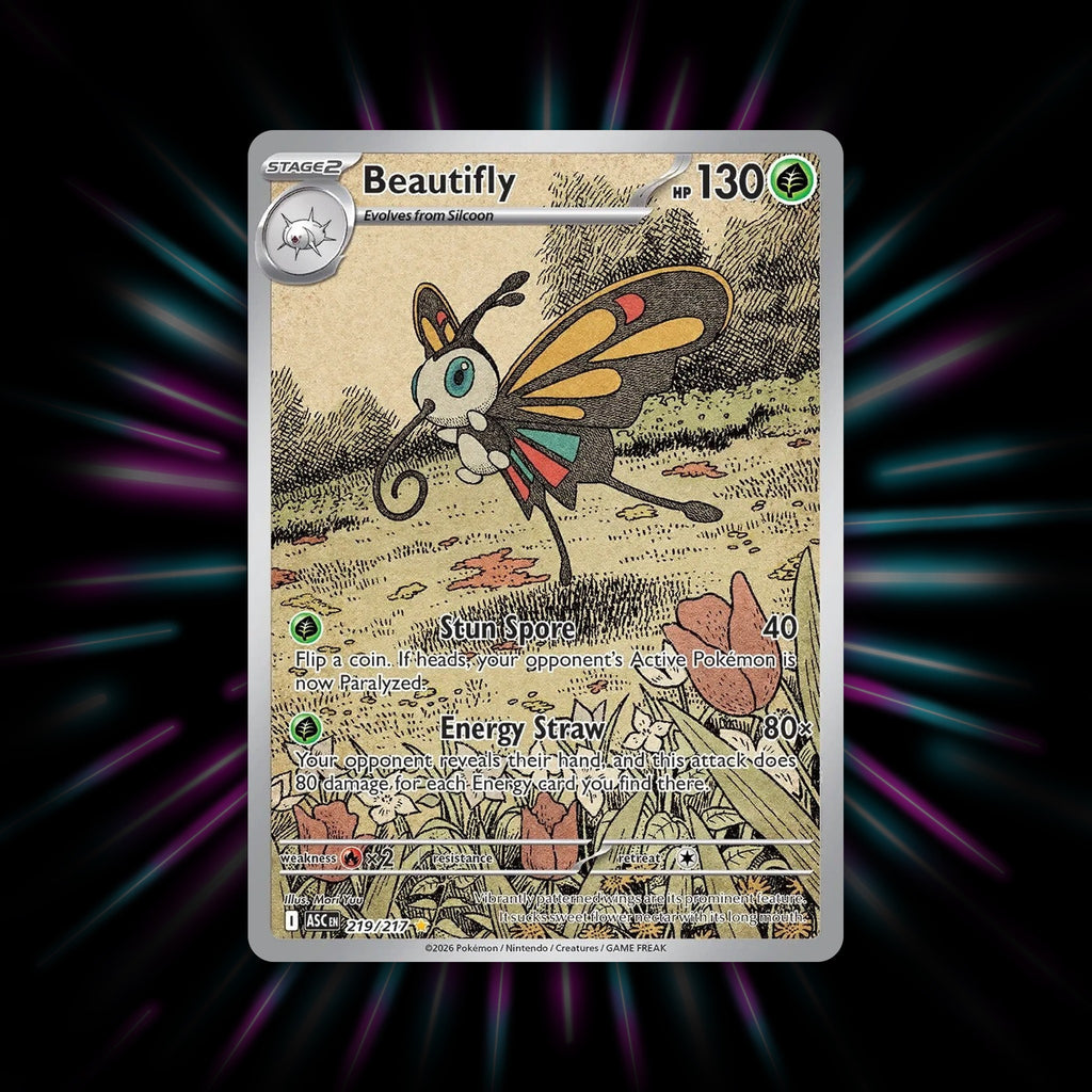Beautifly 219/217 Ascended Heroes Pokemon card