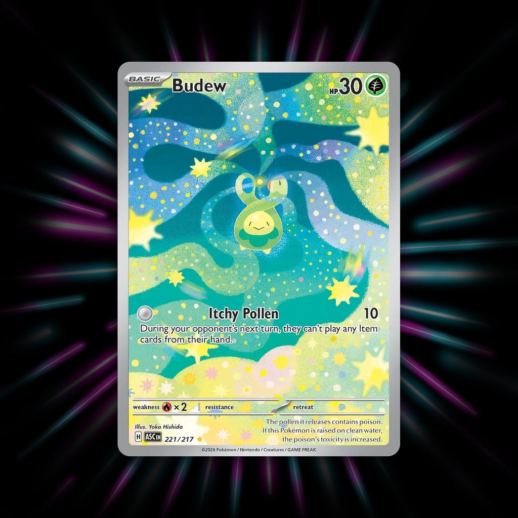 Budew 221/217 Ascended Heroes Pokemon card