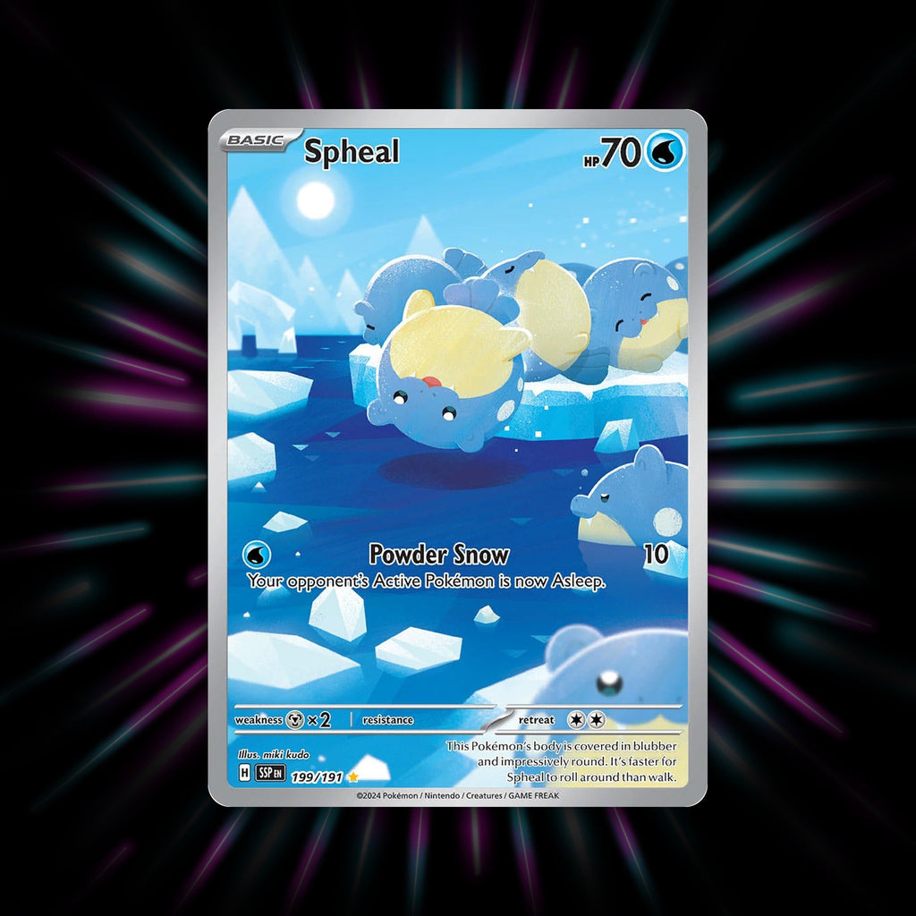 Spheal 199/191 Surging Sparks Pokemon card