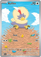 Rufflet 154/086 Black Bolt Pokemon card, official image