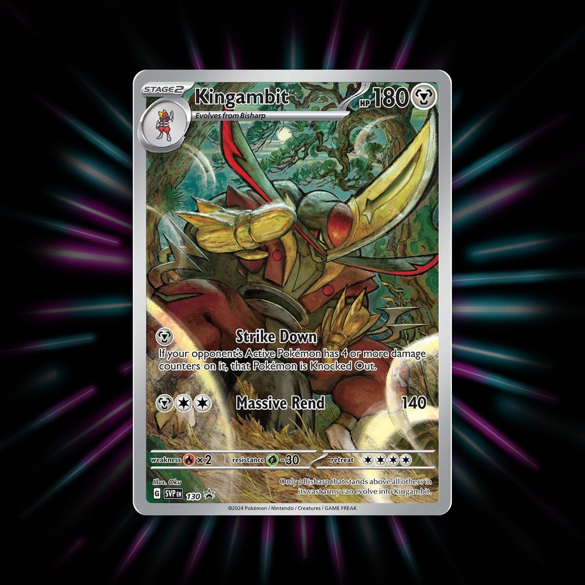 Kingambit SVP130 Scarlet & Violet Promos Pokemon card