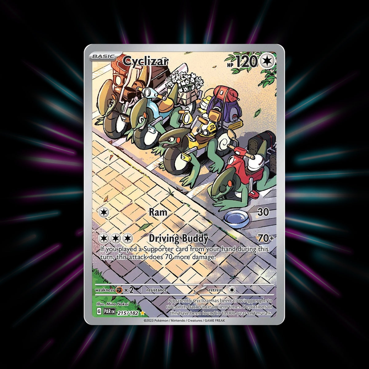 Cyclizar 215/182 Paradox Rift Pokemon card