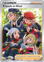 Friends in Hisui 148/159 Crown Zenith Pokemon card, official image