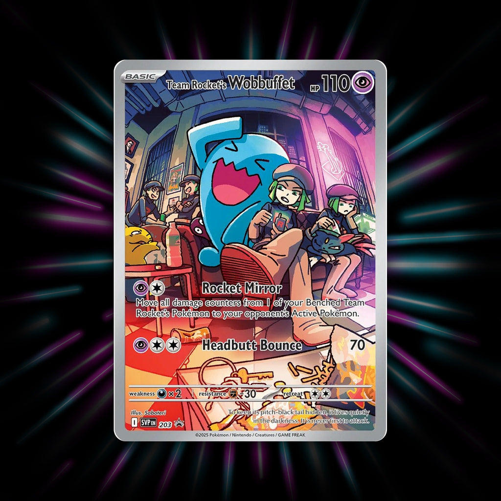 Team Rocket's Wobbuffet SVP203 Scarlet & Violet Promos Pokemon card