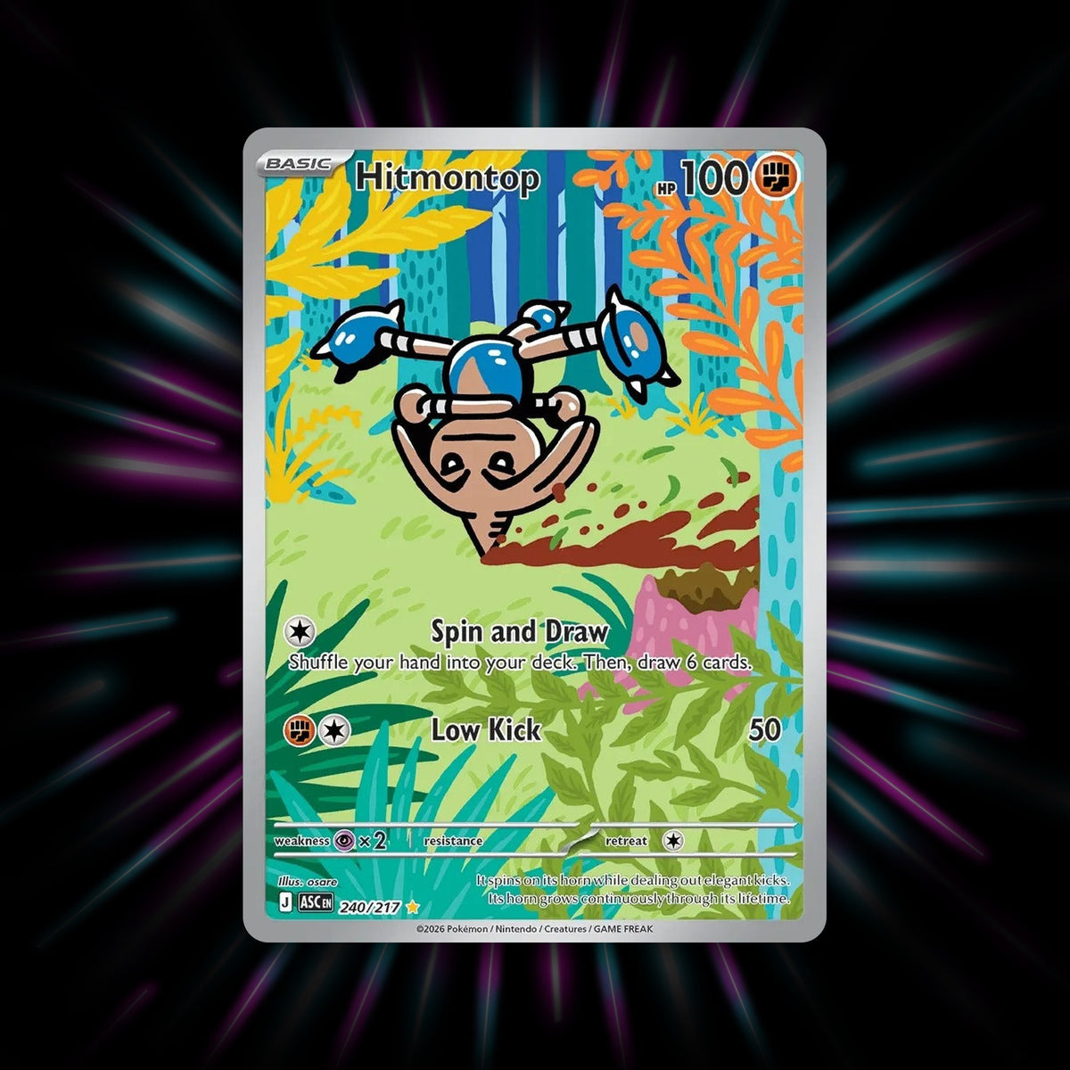 Hitmontop 240/217 Ascended Heroes Pokemon card