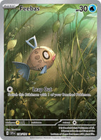 Feebas 198/191 Surging Sparks Pokemon card, official image