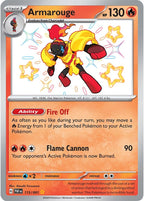 Armarouge 115/091 Paldean Fates Pokemon card, official image