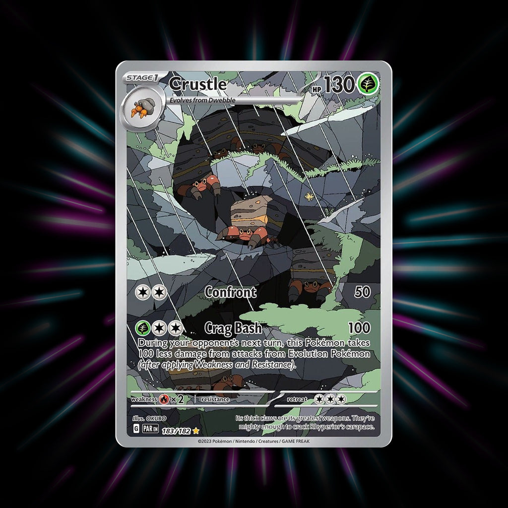 Crustle 183/182 Paradox Rift Pokemon card