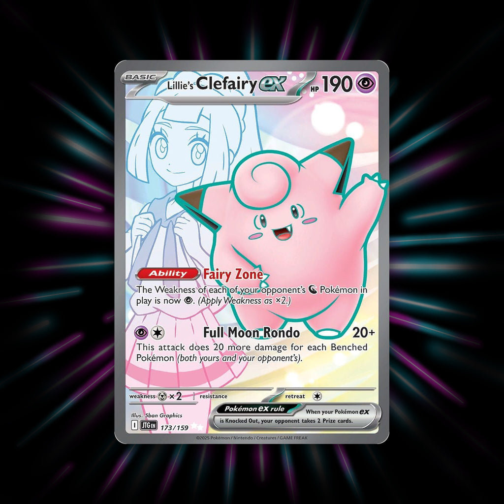 Lillie's Clefairy ex 173/159 Journey Together Pokemon card