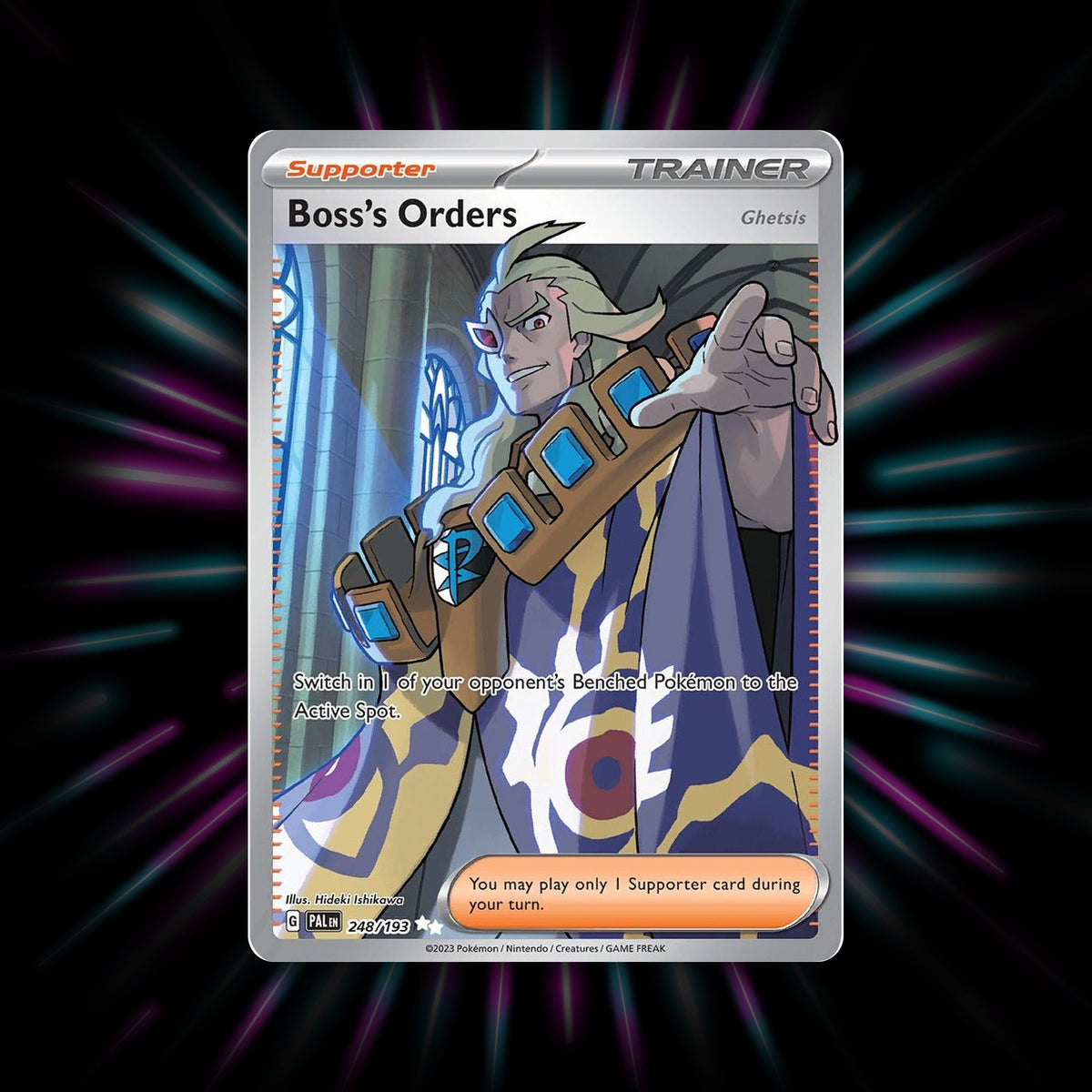 Boss's Orders 248/193 Paldea Evolved Pokemon card