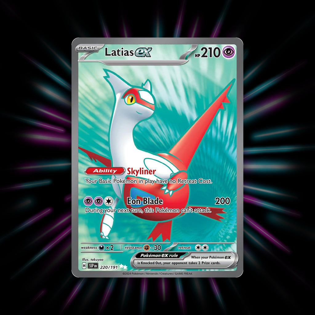 Latias ex 220/191 Surging Sparks Pokemon card